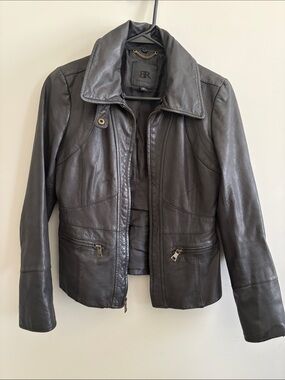 Banana Republic 100% Leather Zip Jacket for Women